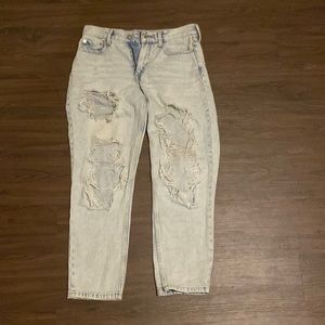 Acid Wash Mom Jeans